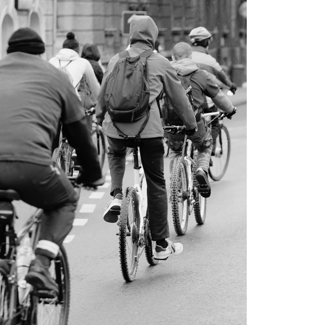 Cyclistes en ville